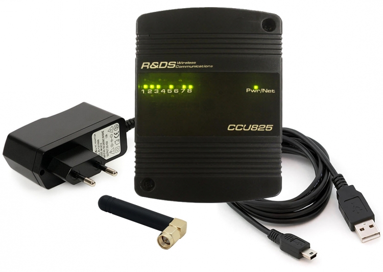 CCU825-HOME/WB-E011/AR-PC проводная GSM сигнализация (АКБ, антенна)