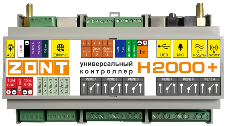 ZONT H2000+ универсальный контроллер